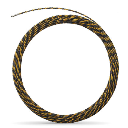 polyester fish tape Ø7mm with interchangeable terminals|polyester 7mm interchangeable