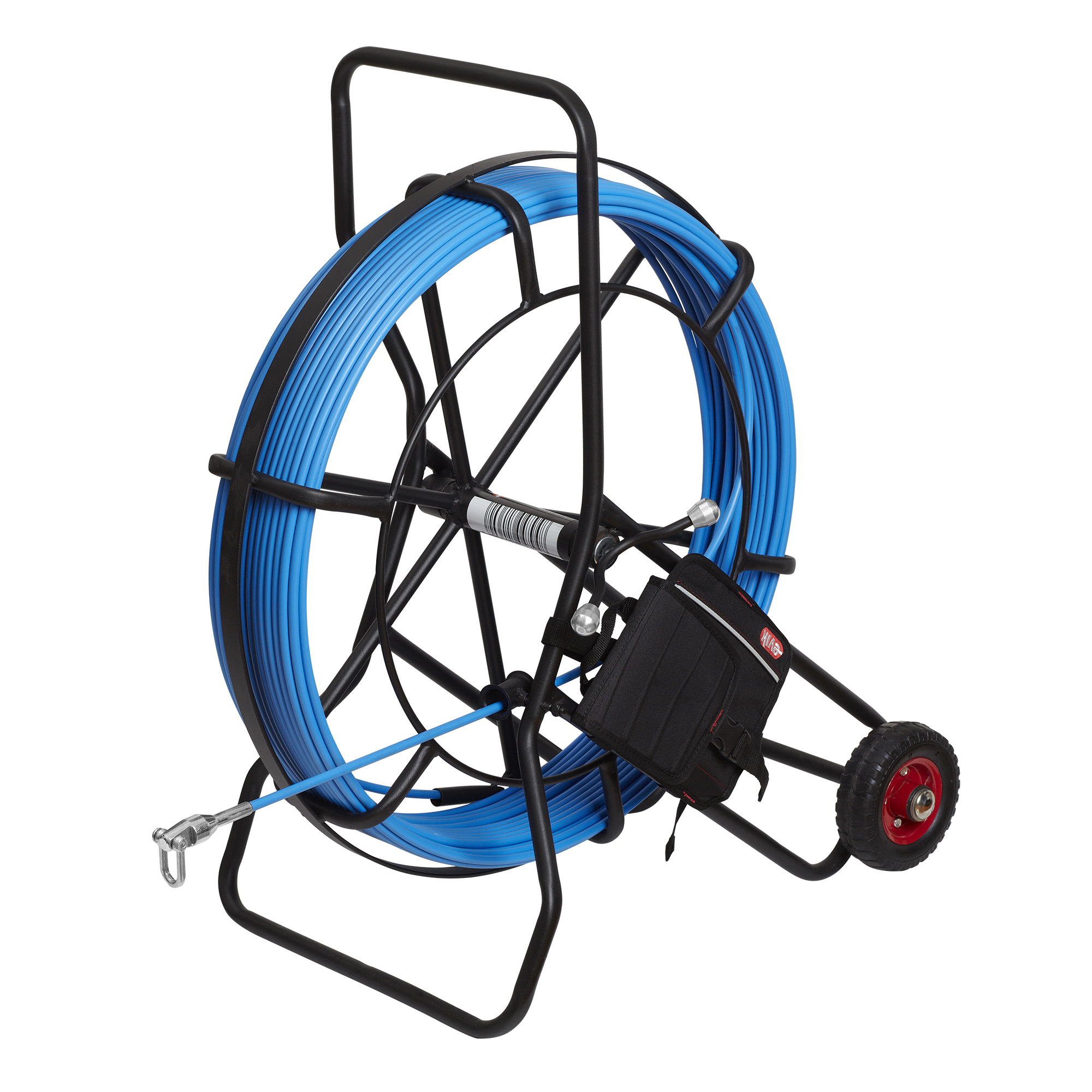 AKAT049s Fiberglass duct rodder Ø9mm - 50m small reel Finber