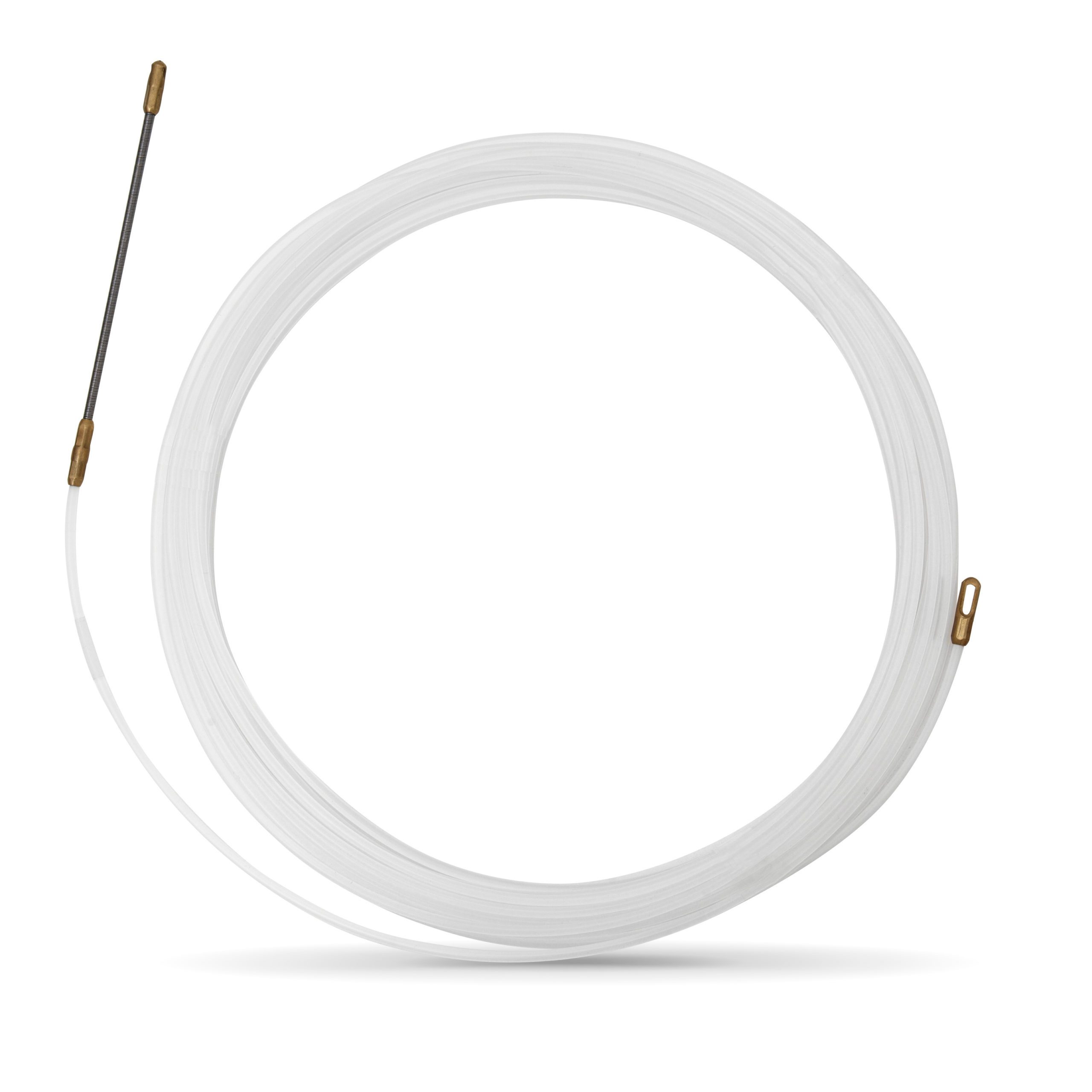 ΑΚΑΤ004 Aτσαλίνα νάυλον Ø3mm -20m - σταθερά άκρα ατσαλίνα νάυλον 3mm με σταθερά άκρα|Nylon f3 white detail1|Nylon f3 white detail2 1