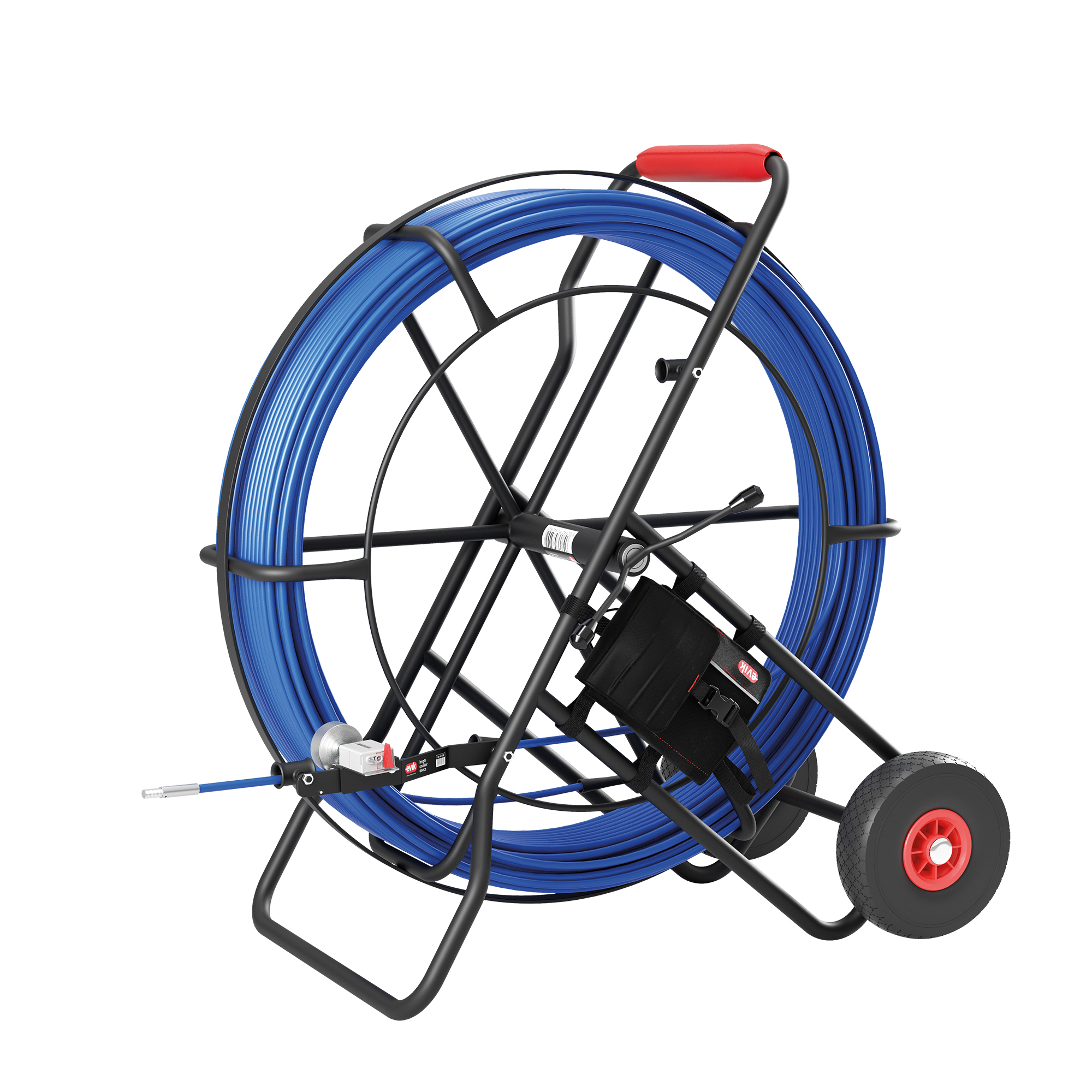 AKAT058e Fiberglass duct rodder ∅11mm - 150m fiberglass duct rodder